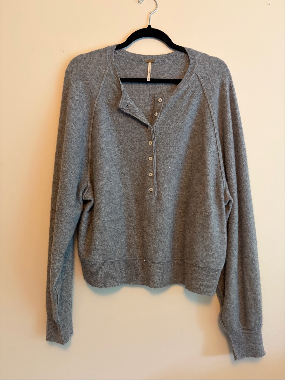 Free People Gray cashmere Sweater